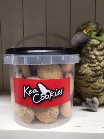 750g pail of Coconut Cookies. Gluten free, Wheat free, Dairy free, Egg Free.