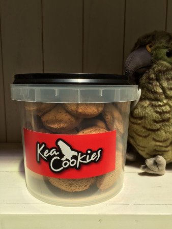 Kea Cookies 750g bucket of gingernut