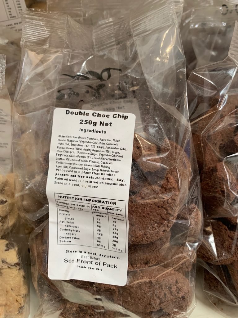 250g Broken Double Choc Chip