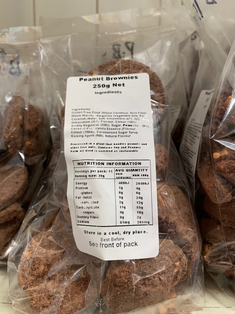 250g Broken Peanut Brownie