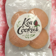 24 pack carton of 4packs of Pink Ribbon Almond Raspberry Kea Cookies