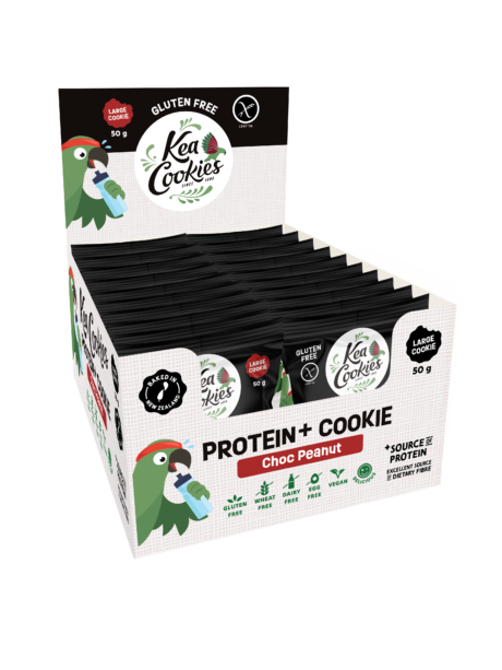 Kea Cookies Protein+ Choc Peanut 20 x 50g Countertop Pack
