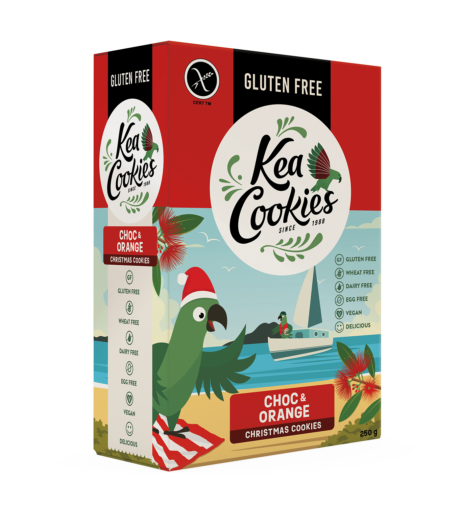 250g pack of Choc Orange Christmas Cookies