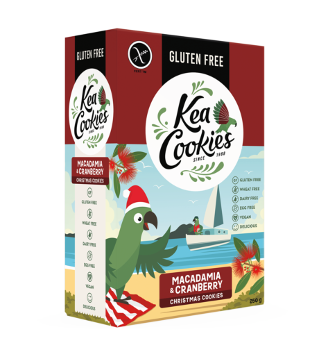 250g pack of Macadamia and Cranberry Xmas Cookies